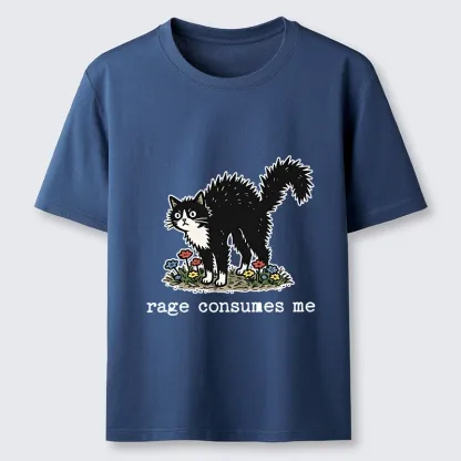 Tokyo-Tiger Angry Tuxedo Cat Classic T-Shirt