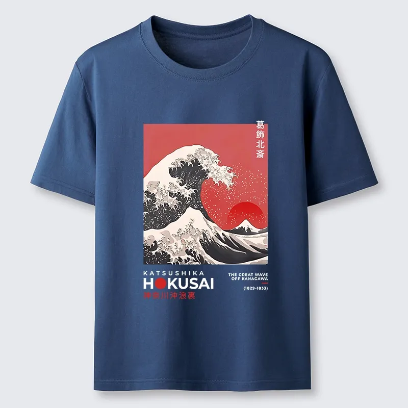 Tokyo-Tiger Mount Fuji Beneath The Wave Classic T-Shirt