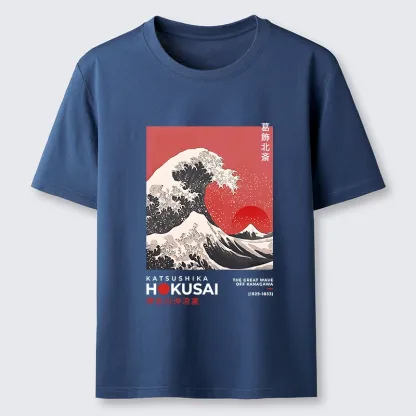 Tokyo-Tiger Mount Fuji Beneath The Wave Classic T-Shirt