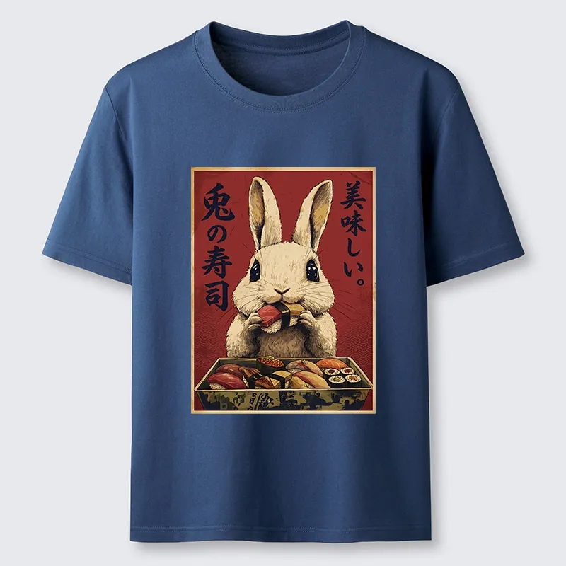 Tokyo-Tiger Rabbit’s Sushi Feast Classic T-Shirt Sale