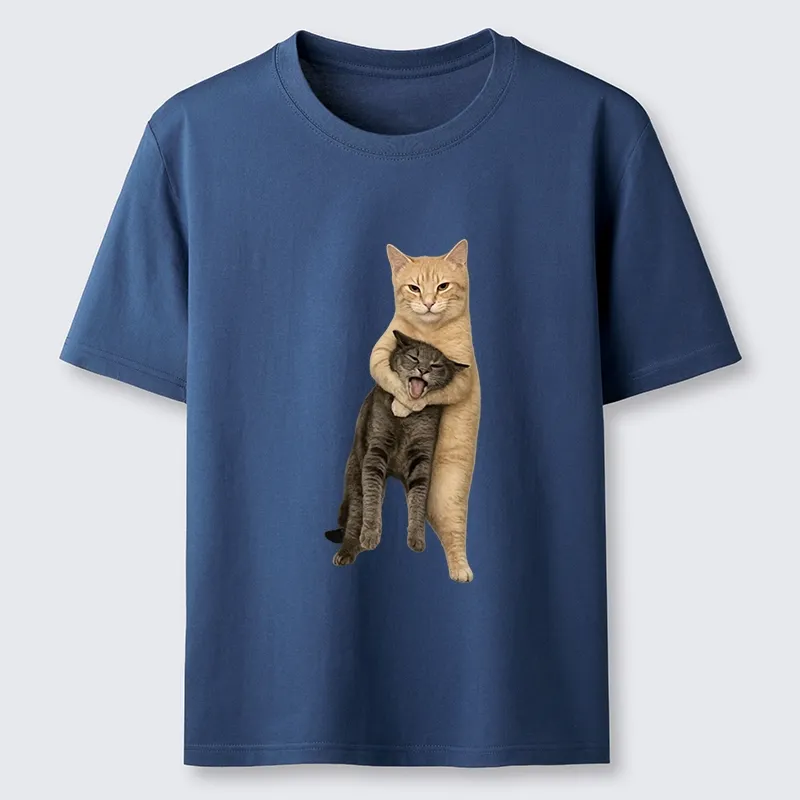 Tokyo-Tiger Orange Cat’s Tight Embrace Classic T-Shirt