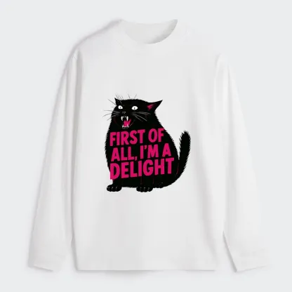 Tokyo-Tiger Roaring Black Cat Classic Long Sleeve T-Shirt