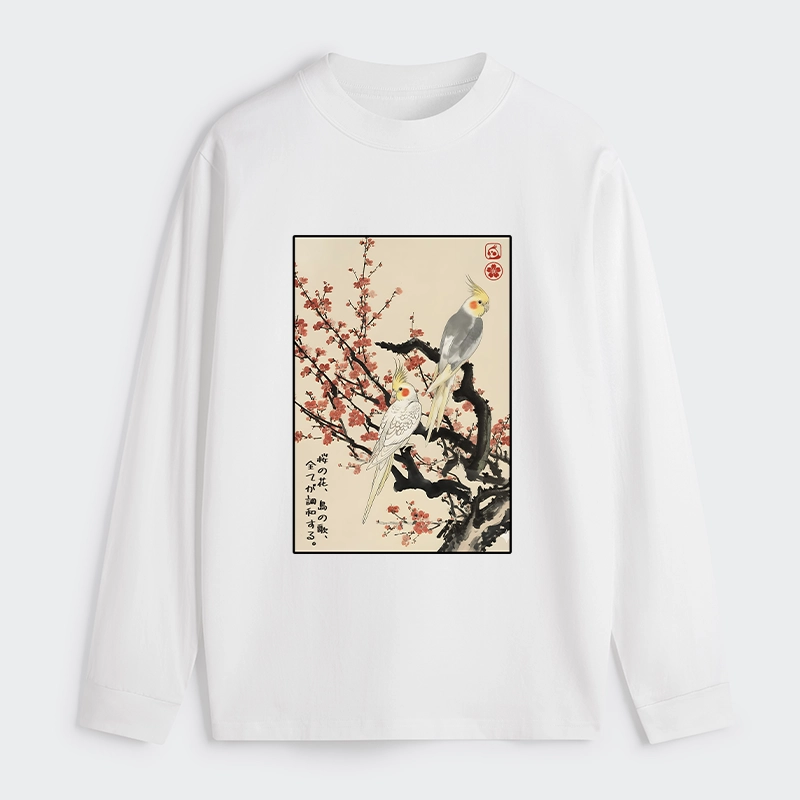 Tokyo-Tiger Whispers of Silent Blossoms Classic Long Sleeve T-Shirt