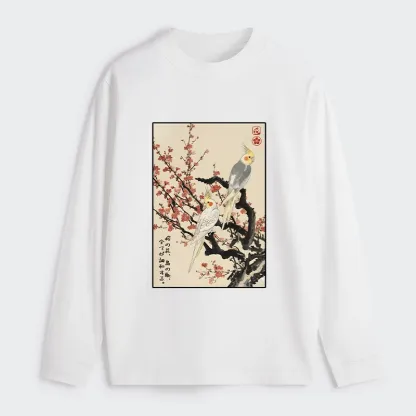 Tokyo-Tiger Whispers of Silent Blossoms Classic Long Sleeve T-Shirt