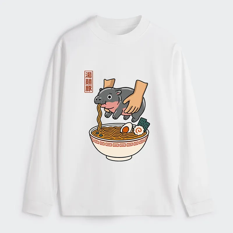 Tokyo-Tiger Noodles Got Me Classic Long Sleeve T-Shirt