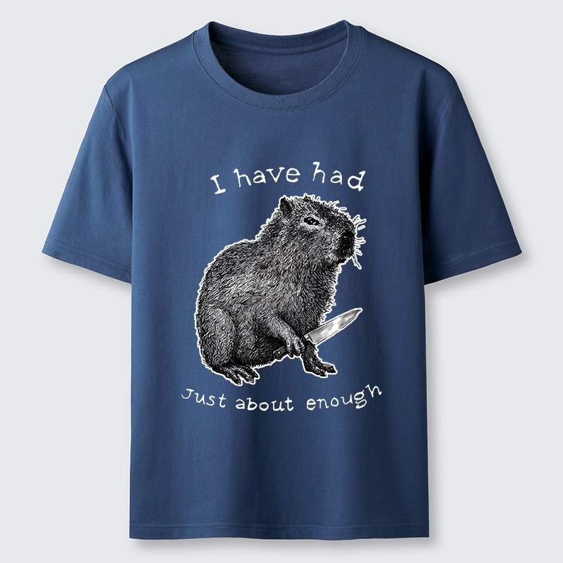 Tokyo-Tiger Capybara With A Knife Classic T-Shirt