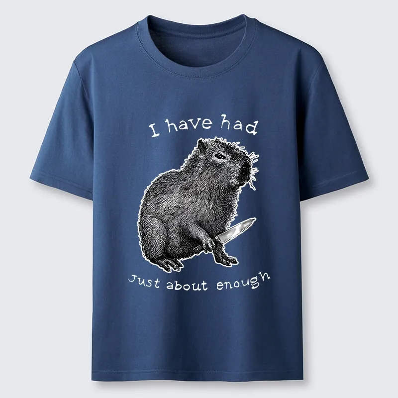 Tokyo-Tiger Capybara With A Knife Classic T-Shirt Sale