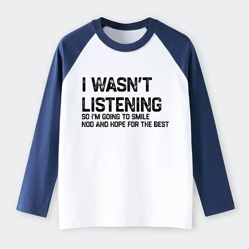 Tokyo-Tiger Indifferent To Everything Raglan Long Sleeve T-shirt