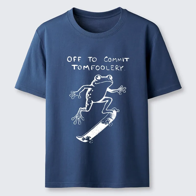 Tokyo-Tiger Playful Frog Skateboarding Classic T-Shirt