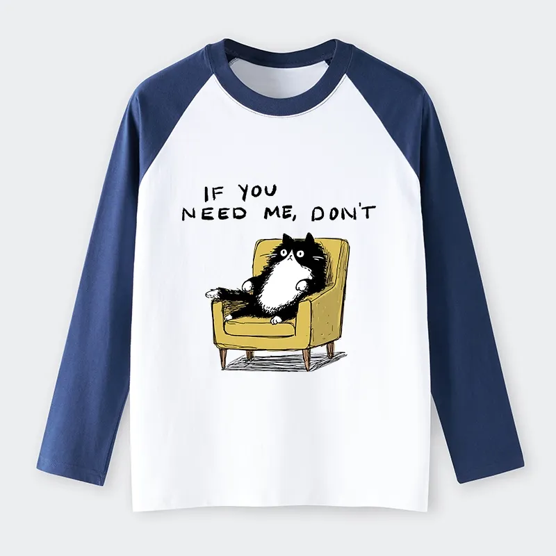 Tokyo-Tiger Unavailable Cat Raglan Long Sleeve T-shirt