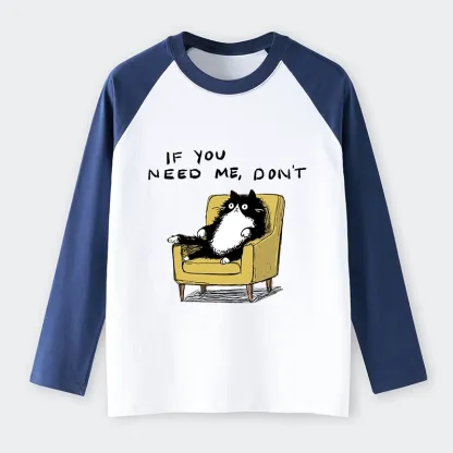 Tokyo-Tiger Unavailable Cat Raglan Long Sleeve T-shirt