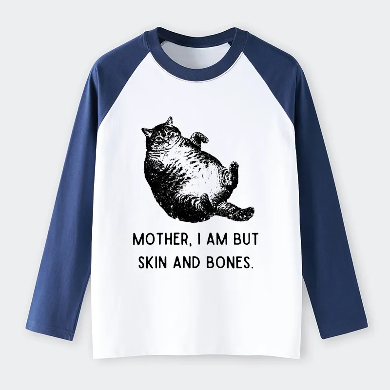 Tokyo-Tiger Overweight Cat And Its Doting Owner Raglan Long Sleeve T-shirt