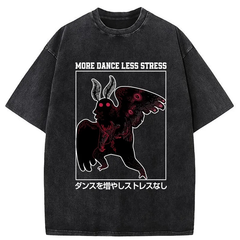 Tokyo-Tiger More Dance Less Stress Washed T-Shirt