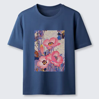 Tokyo-Tiger Vintage Japanese Poppy Art Classic T-Shirt