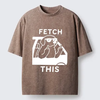 Tokyo-Tiger Sassy Dog With Sunglasses Washed T-Shirt