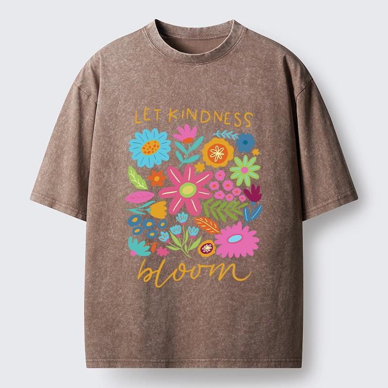 Tokyo-Tiger Let Kindness Bloom Always Washed T-Shirt