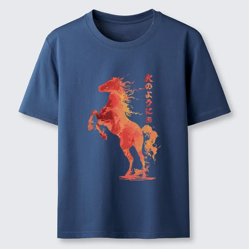 Tokyo-Tiger Fire Horse Japanese Art Classic T-Shirt