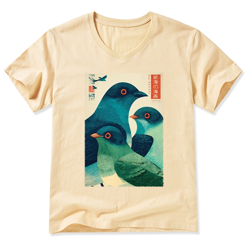 Tokyo-Tiger Petrels Of The Painted Sea V-Neck Classic T-Shirt