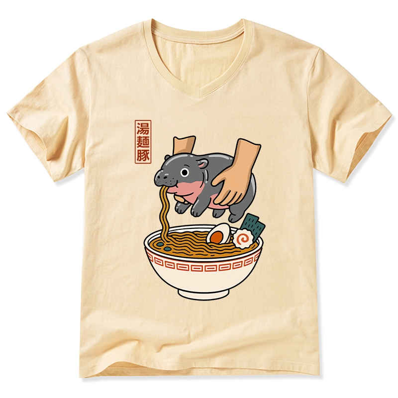 Tokyo-Tiger Noodles Got Me V-Neck Classic T-Shirt