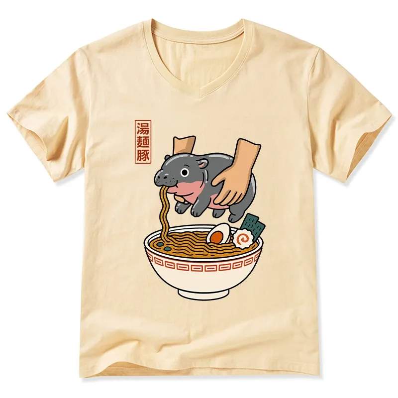 Tokyo-Tiger Noodles Got Me V-Neck Classic T-Shirt