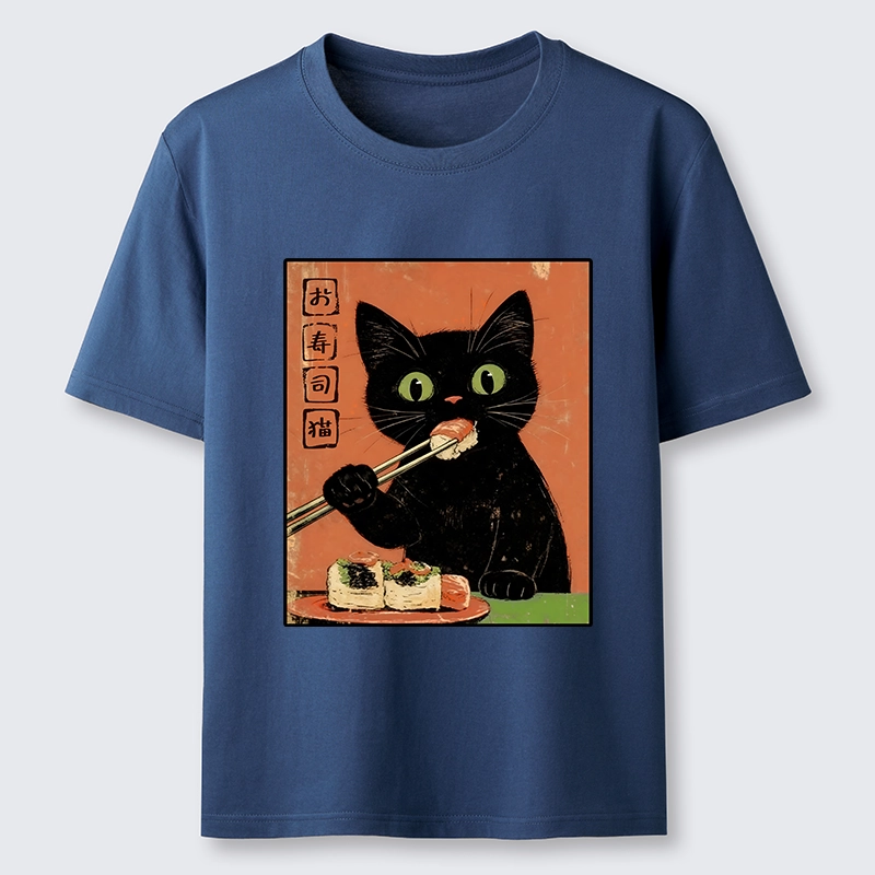 Tokyo-Tiger Japanese Style Sushi Cat Art Classic T-Shirt