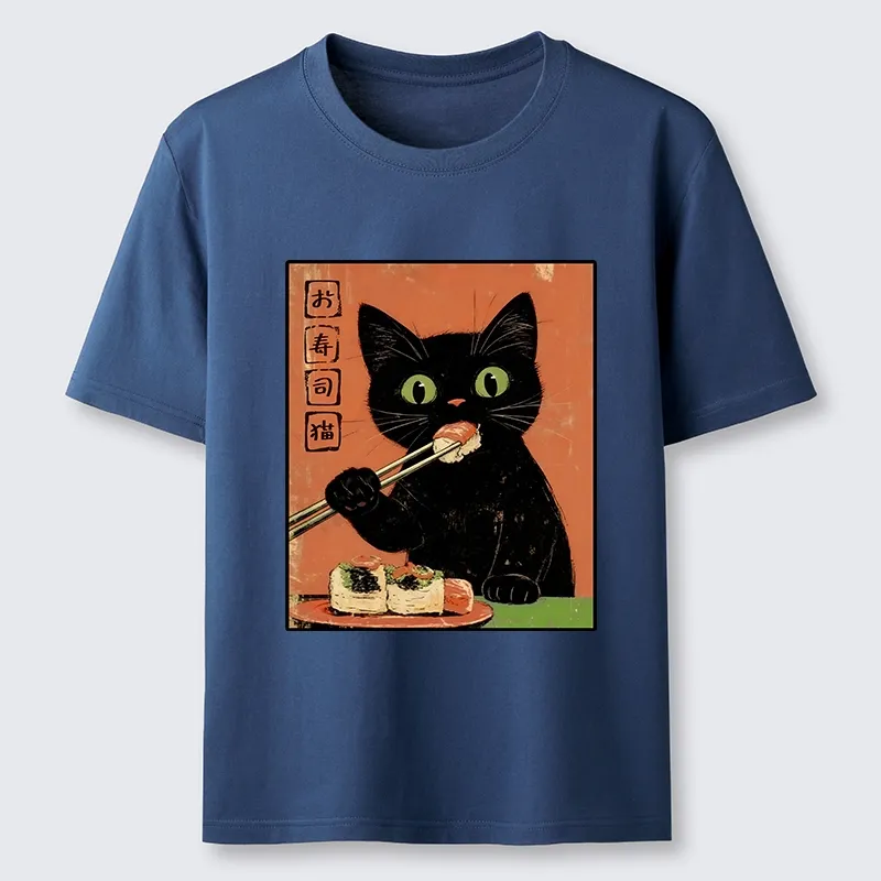 Tokyo-Tiger Japanese Style Sushi Cat Art Classic T-Shirt