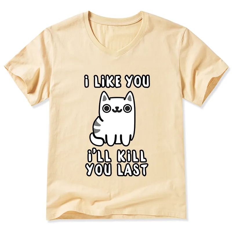 Tokyo-Tiger Cats And Humans Have A Love-hate Relationship V-Neck Classic T-Shirt