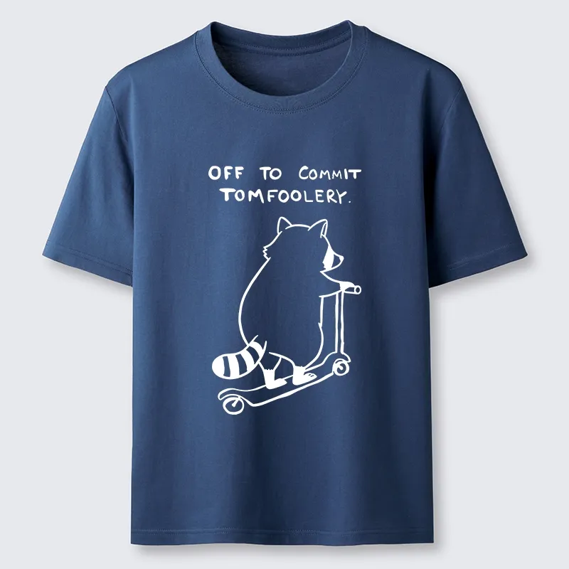 Tokyo-Tiger Scooter Raccoon Funny Meme Classic T-Shirt