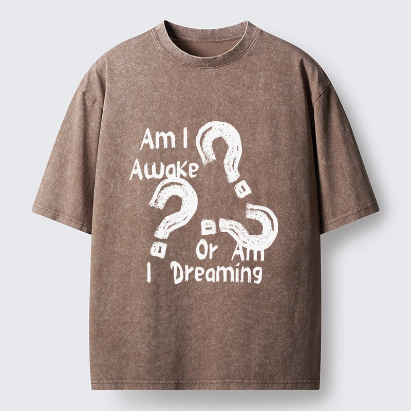 Tokyo-Tiger Mind Blown Awake Or Dreaming Washed T-Shirt