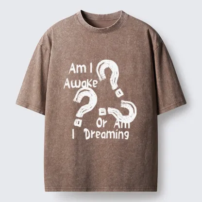 Tokyo-Tiger Mind Blown Awake Or Dreaming Washed T-Shirt
