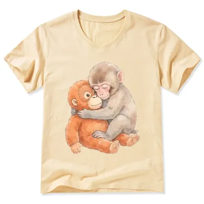 Tokyo-Tiger Poor Punch V-Neck Classic T-Shirt