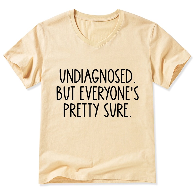 Tokyo-Tiger Self-diagnosed Illness Funny V-Neck Classic T-Shirt