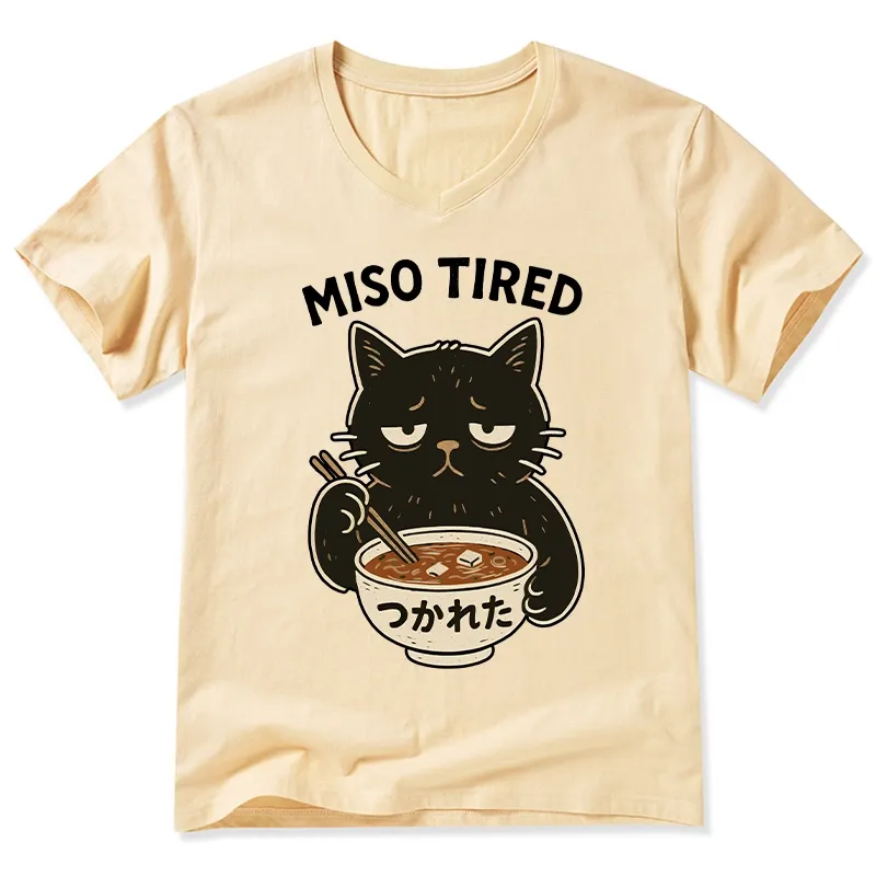 Tokyo-Tiger I’m So Tired V-Neck Classic T-Shirt