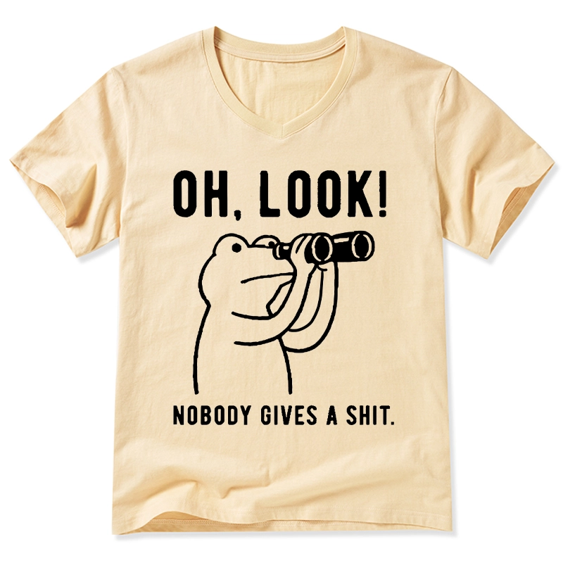 Tokyo-Tiger Frog of Indifference V-Neck Classic T-Shirt