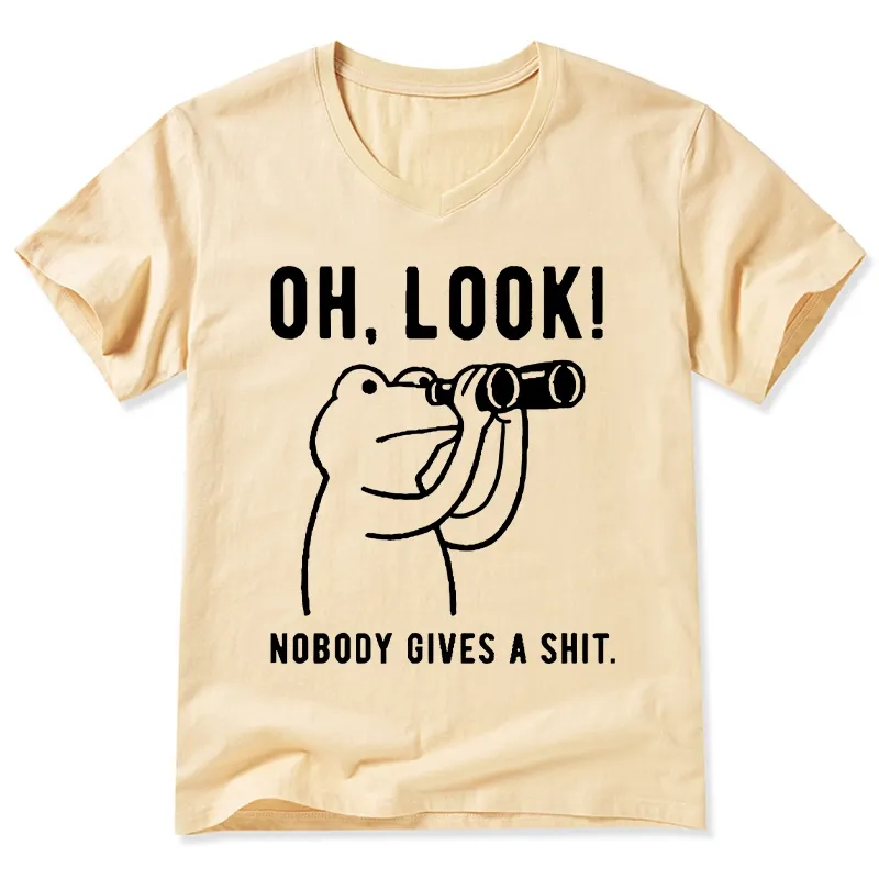 Tokyo-Tiger Frog of Indifference V-Neck Classic T-Shirt