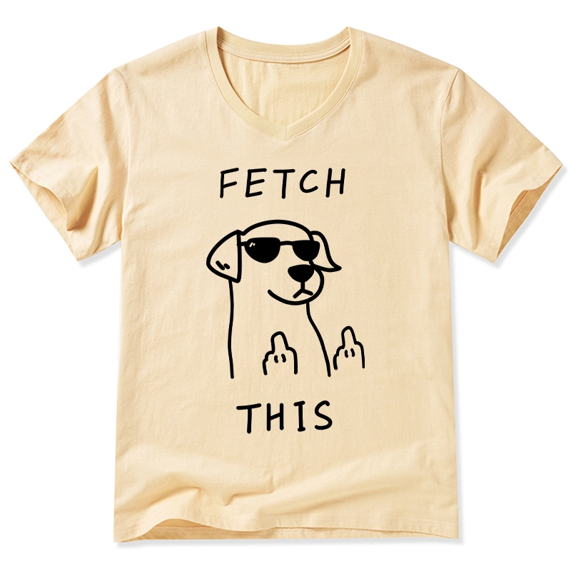 Tokyo-Tiger Rebellious Dog V-Neck Classic T-Shirt