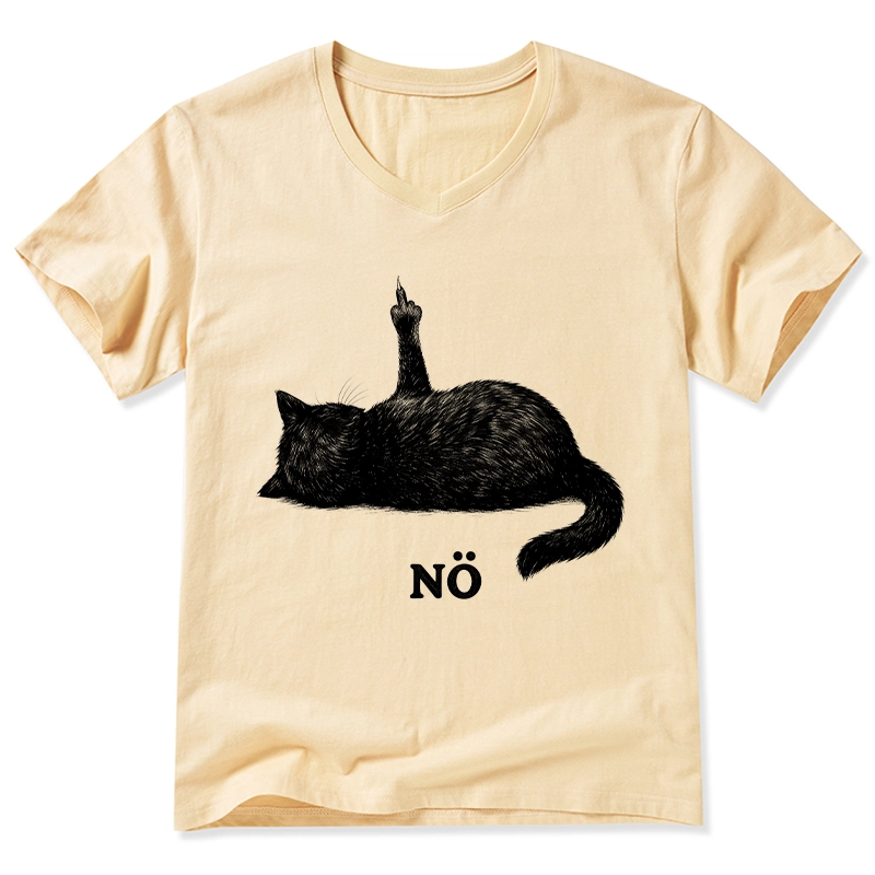 Tokyo-Tiger Cat Refused V-Neck Classic T-Shirt