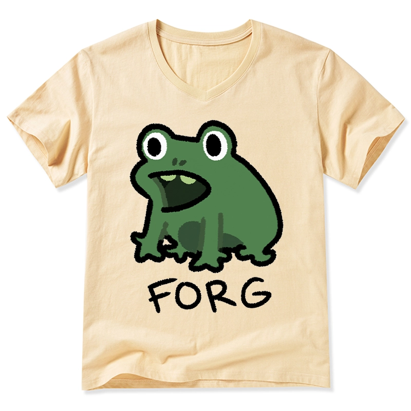 Tokyo-Tiger Funny Forg Japan V-Neck Classic T-Shirt