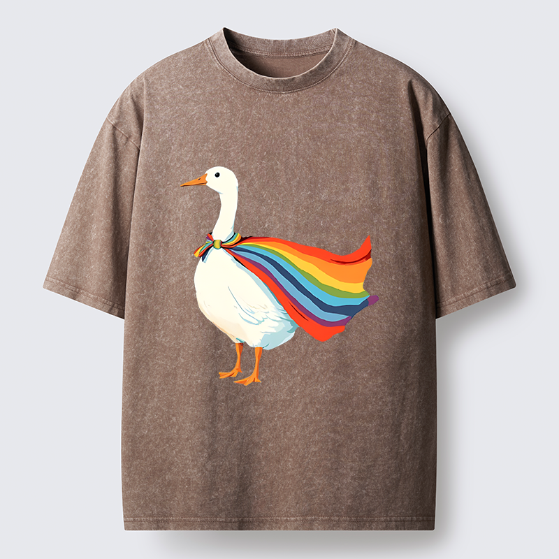 Tokyo-Tiger Proud Goose Washed T-Shirt