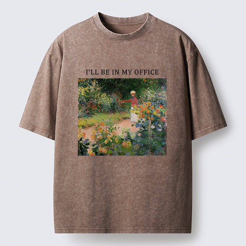 Tokyo-Tiger Planting enthusiasts Washed T-Shirt