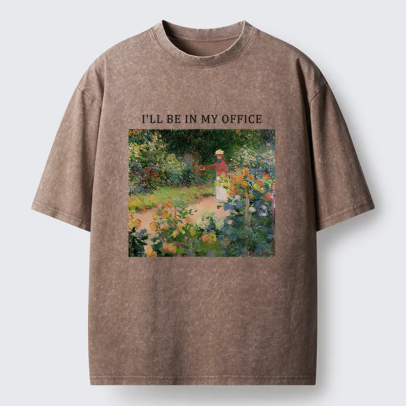 Tokyo-Tiger Planting enthusiasts Washed T-Shirt