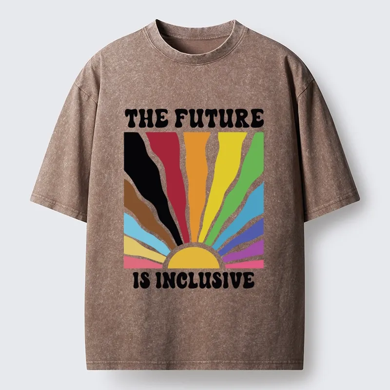 Tokyo-Tiger Pride Future Is Inclusive Washed T-Shirt