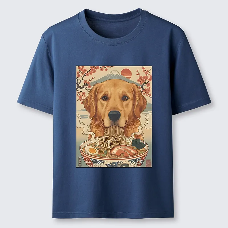 Tokyo-Tiger Japanese Style Dog Ramen Meme Classic T-Shirt