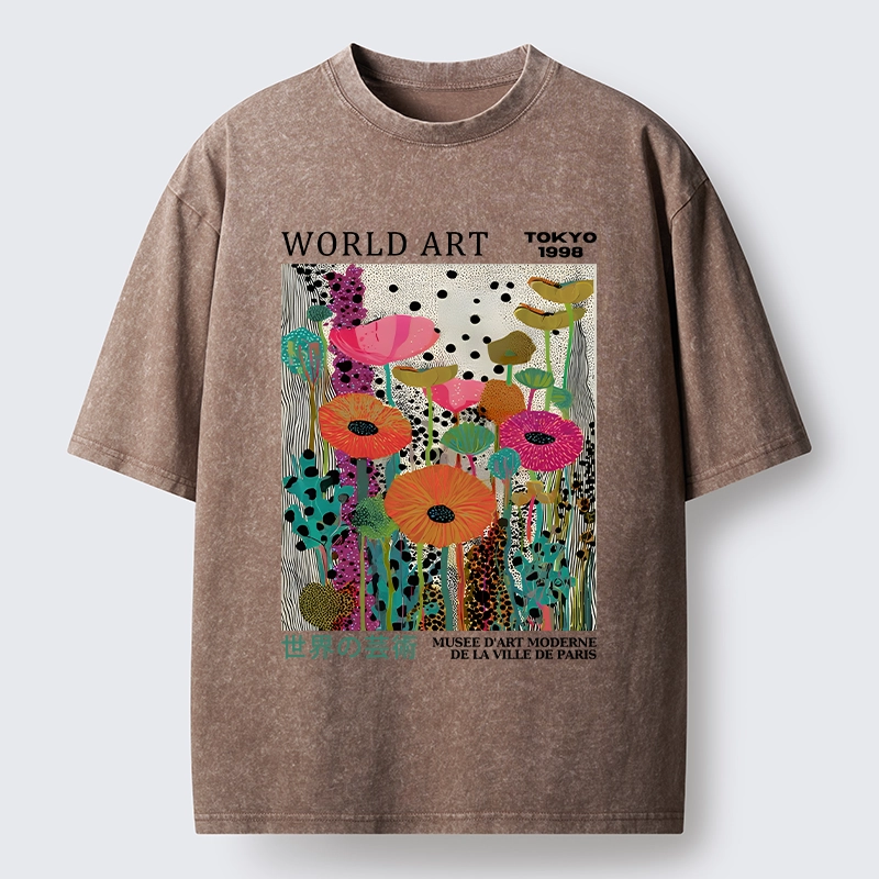 Tokyo-Tiger World Art Festival Washed T-Shirt