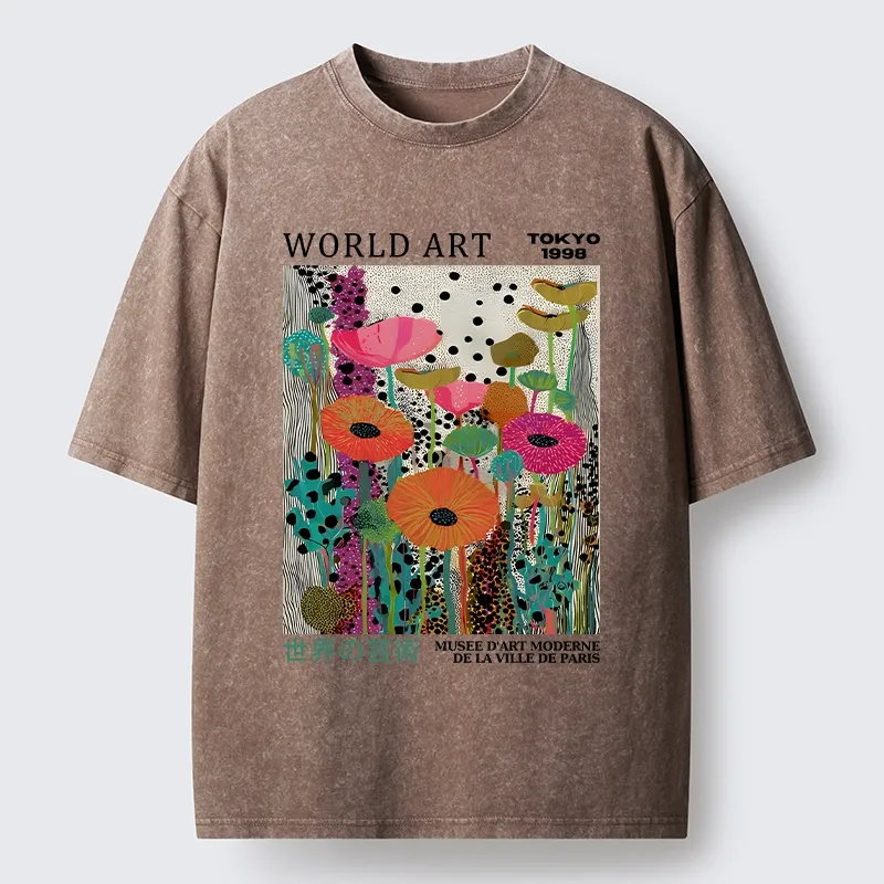 Tokyo-Tiger World Art Festival Washed T-Shirt
