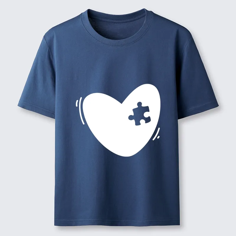 Tokyo-Tiger Cute Heart Puzzle Classic T-Shirt