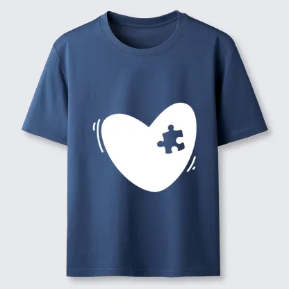 Tokyo-Tiger Cute Heart Puzzle Classic T-Shirt