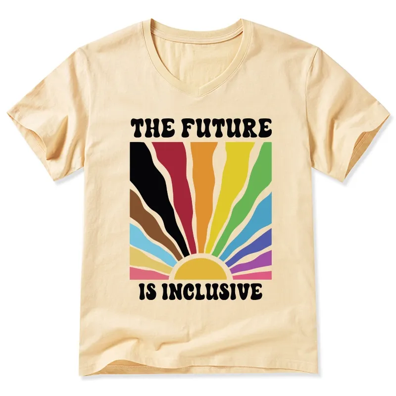 Tokyo-Tiger Pride Future Is Inclusive V-Neck Classic T-Shirt
