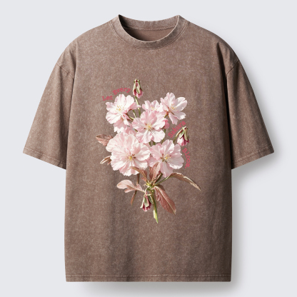 Tokyo-Tiger Let Every Sakura Bloom Washed T-Shirt