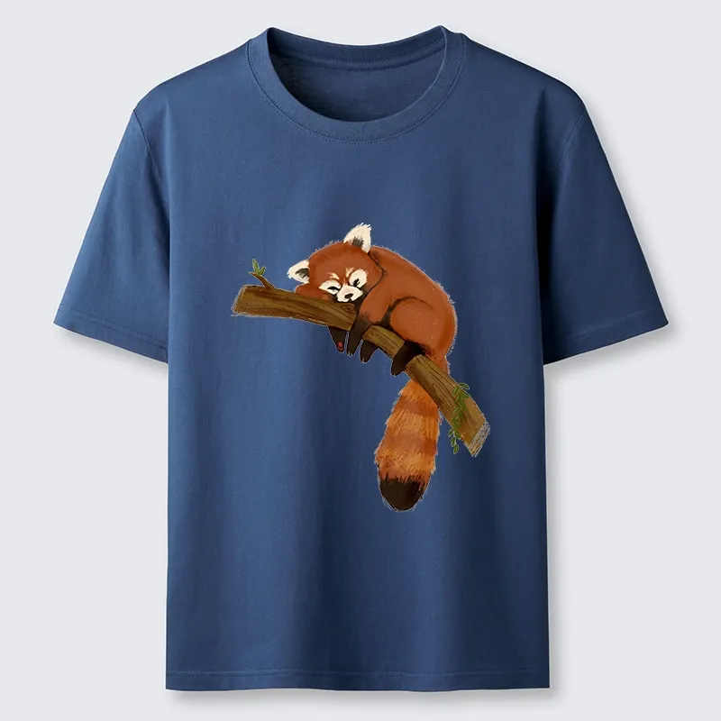 Tokyo-Tiger Cute Red Panda Sleepy Time Classic T-Shirt